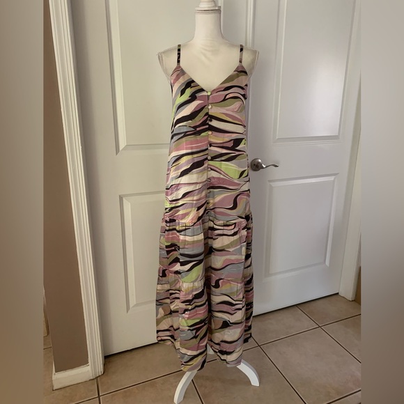 Ted Baker London Printed Button-Through Cami Dress - Picture 6 of 16